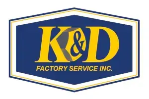 K&D Factory Service Logo